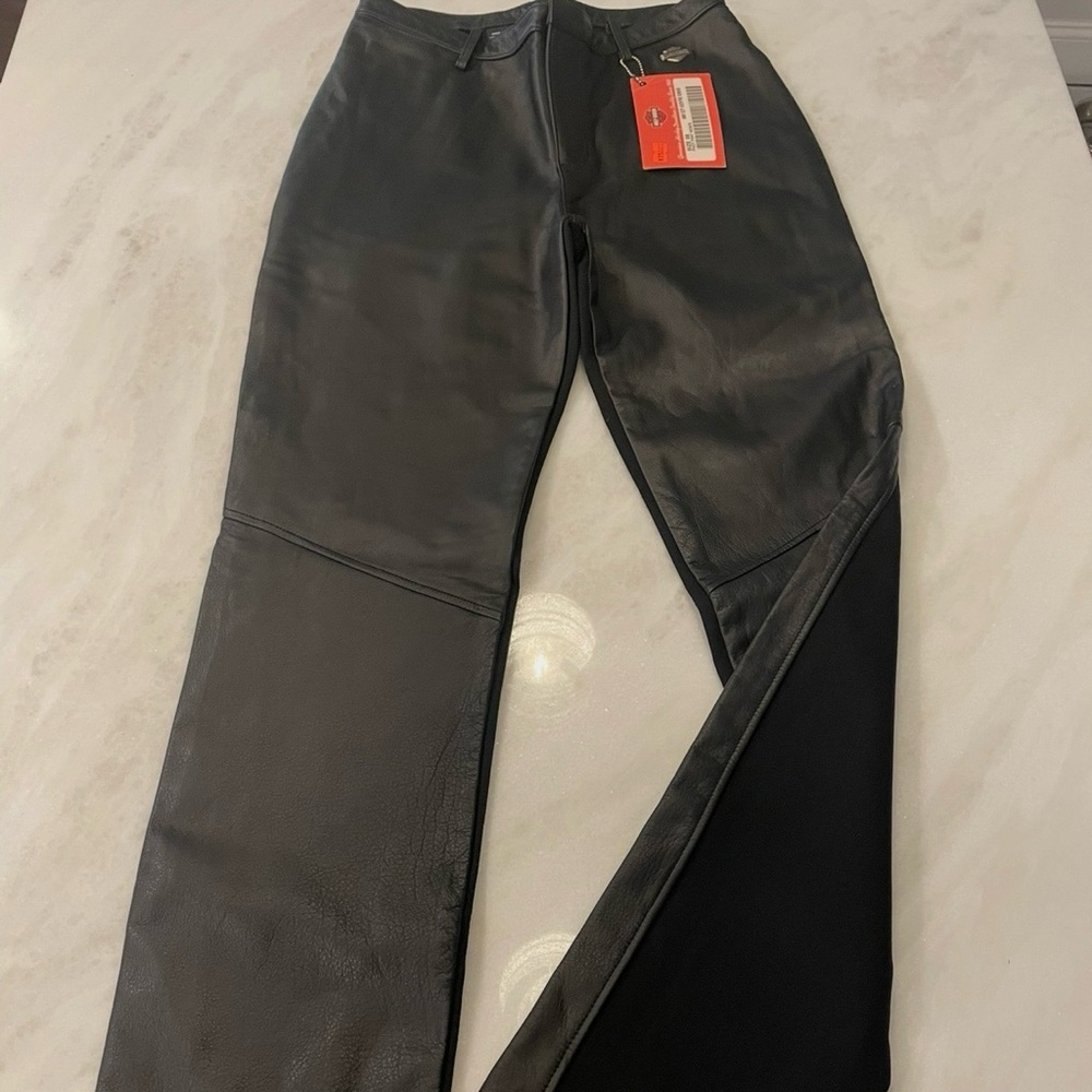 Harley-Davidson Black Leather Pants